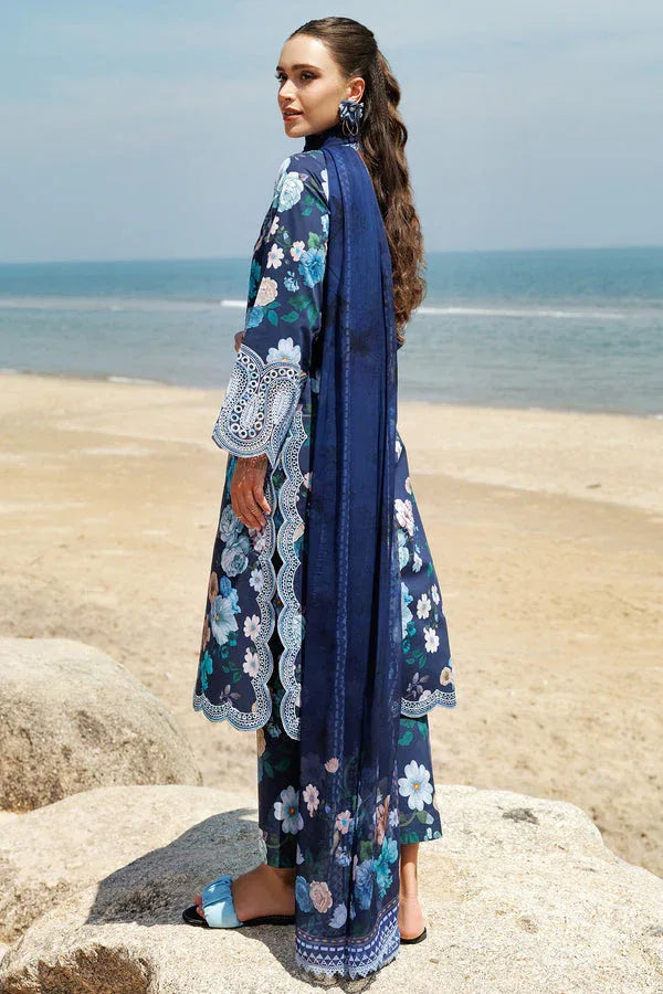 Farasha | Printed Essentials | Floral Blush - Aqsa Fabrics
