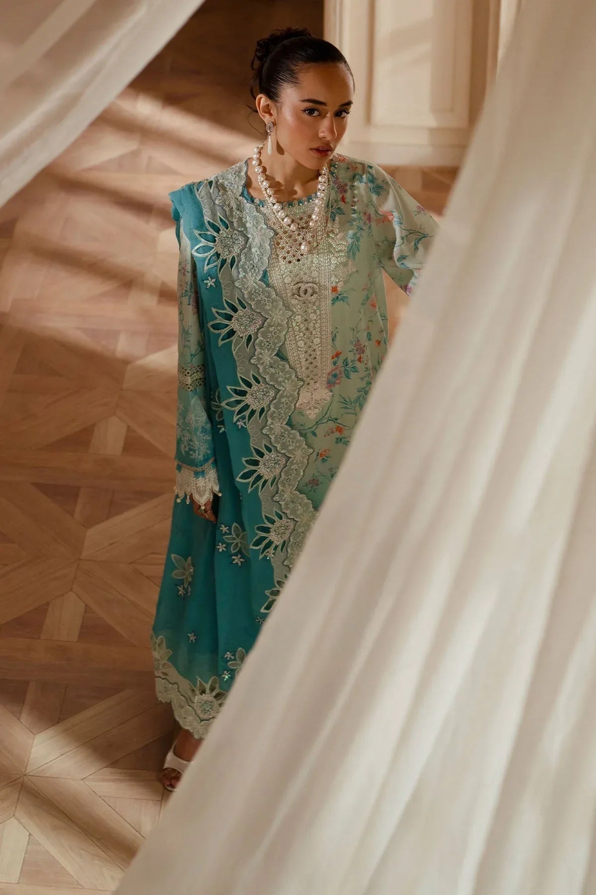 Nureh | Feya Eid Lawn | FE-06 - Aqsa Fabrics