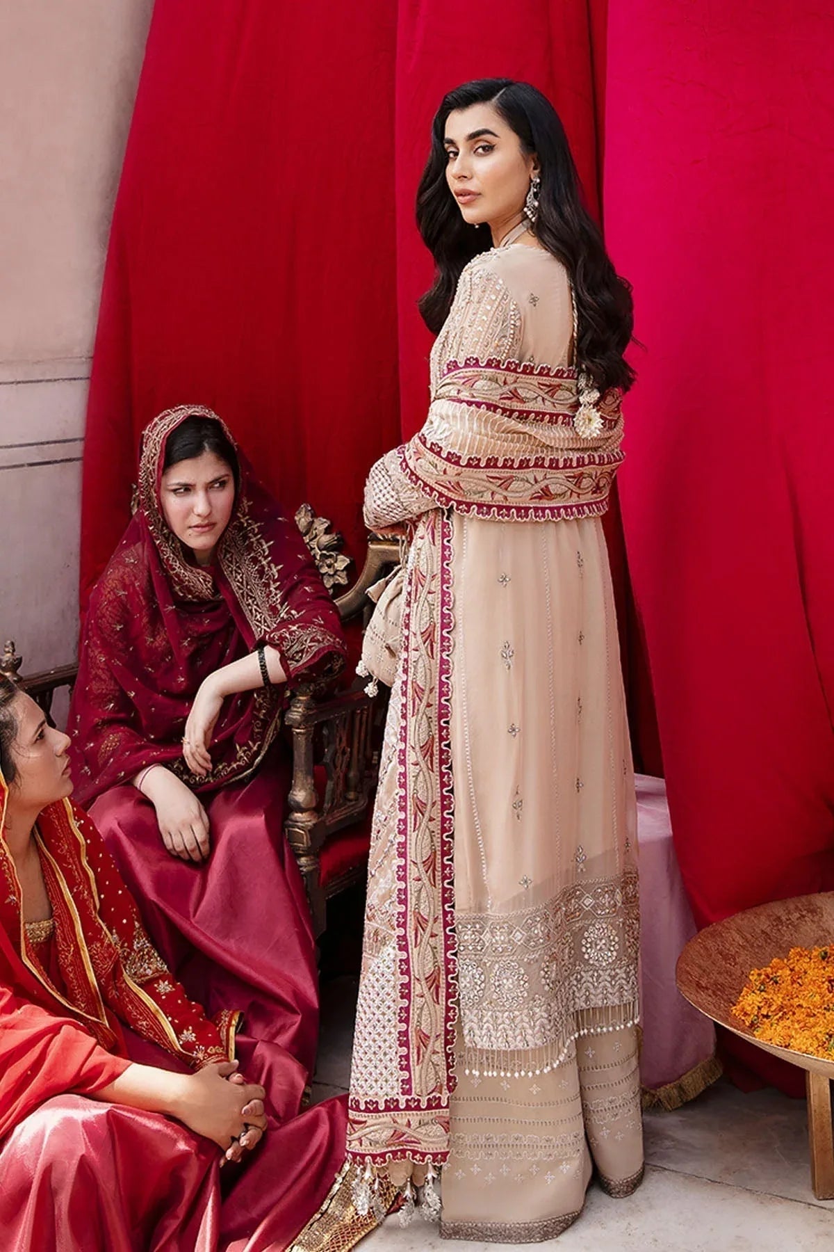 Nureh | Jhoomro Wedding Formals | Jaipur - Aqsa Fabrics