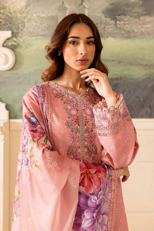 Farasha | Seraya Lawn 24 | FLORA - Aqsa Fabrics