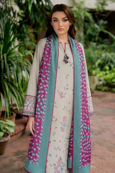 Jazmin | Winter Edition 24 | KHADDAR UW-0052 - Aqsa Fabrics