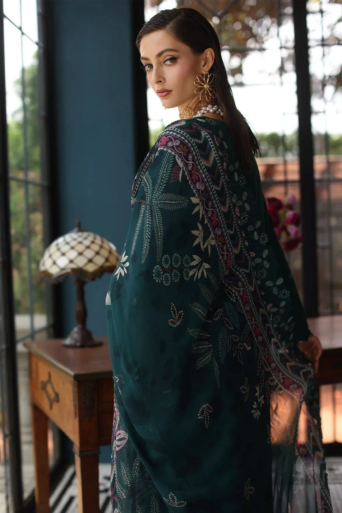 Nureh | Maya Lawn | NS-154 - Aqsa Fabrics