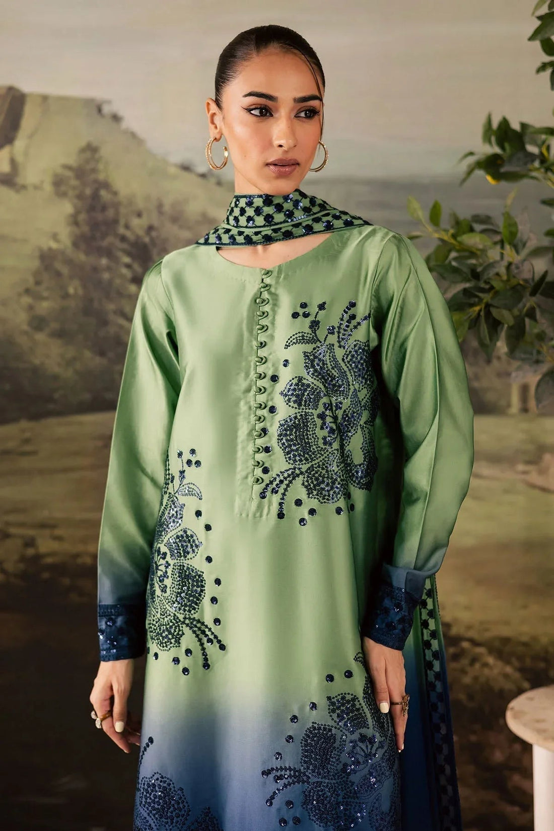 Nureh | Shades of Winter | NP-677 - Aqsa Fabrics
