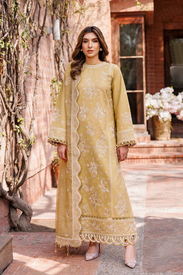 Farasha | Dastoor Embroidered Lawn SS24 | TUSCANY DREAM - Aqsa Fabrics