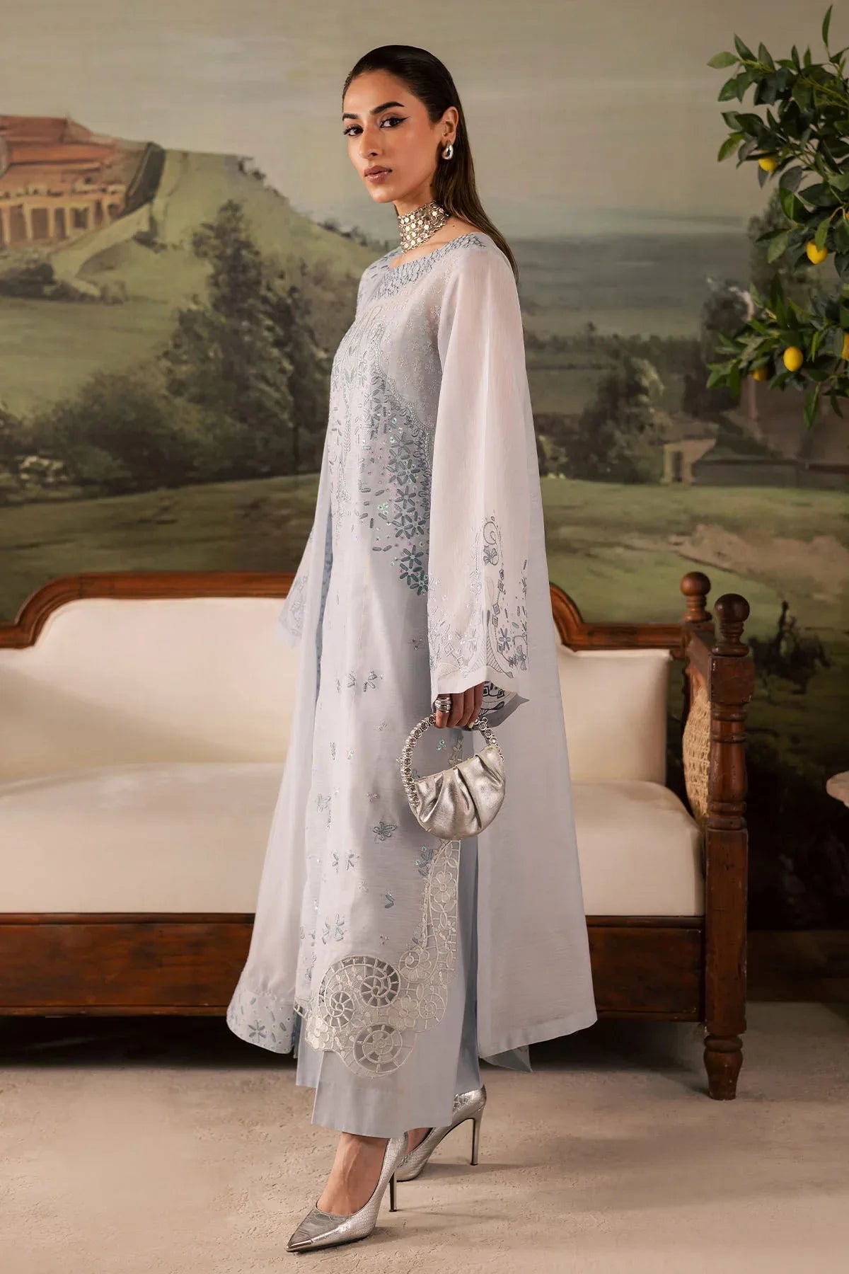 Nureh | Shades of Winter | NP-668 - Aqsa Fabrics