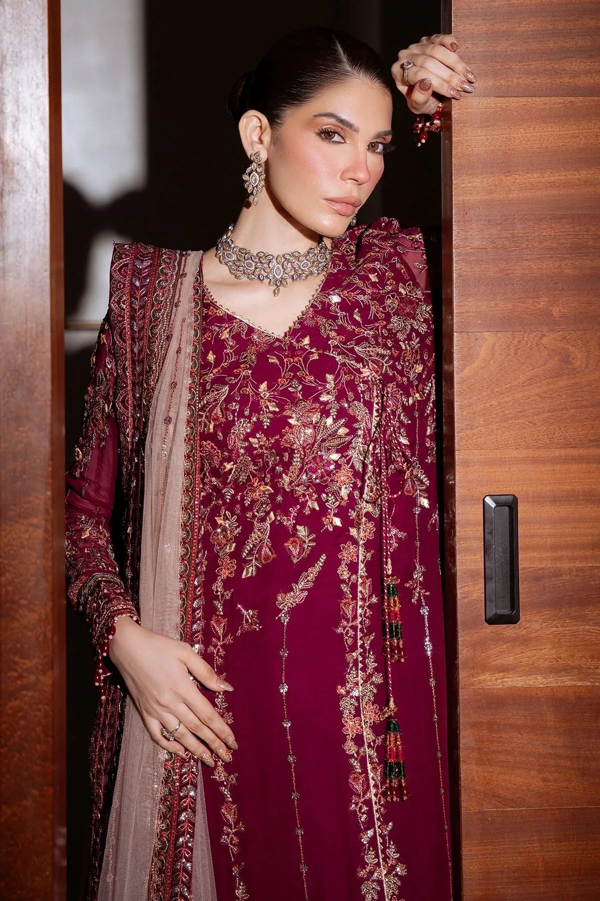 Nureh | Elaya Formals | NEL-86 - Aqsa Fabrics