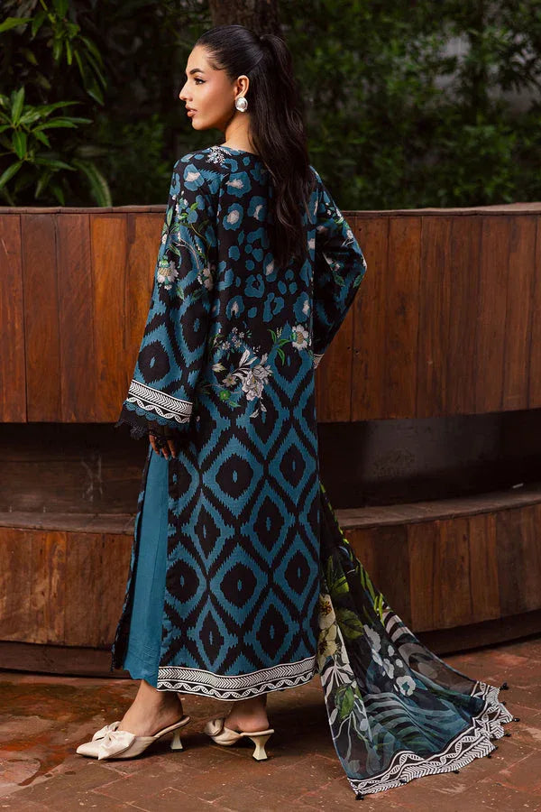 Nureh | Signature Printed Linen | SP-165 - Aqsa Fabrics