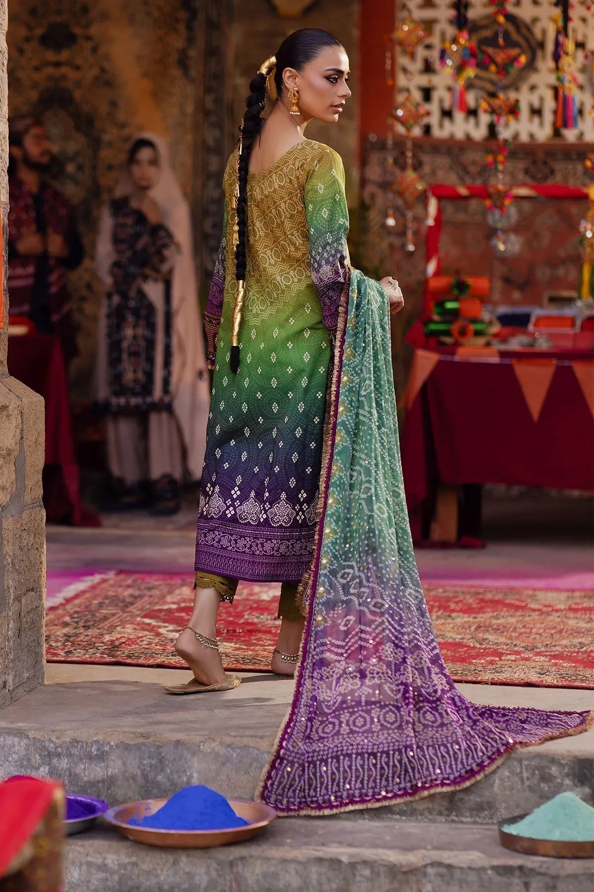 Nureh | Bazaar Lawn | NS-132 - Aqsa Fabrics