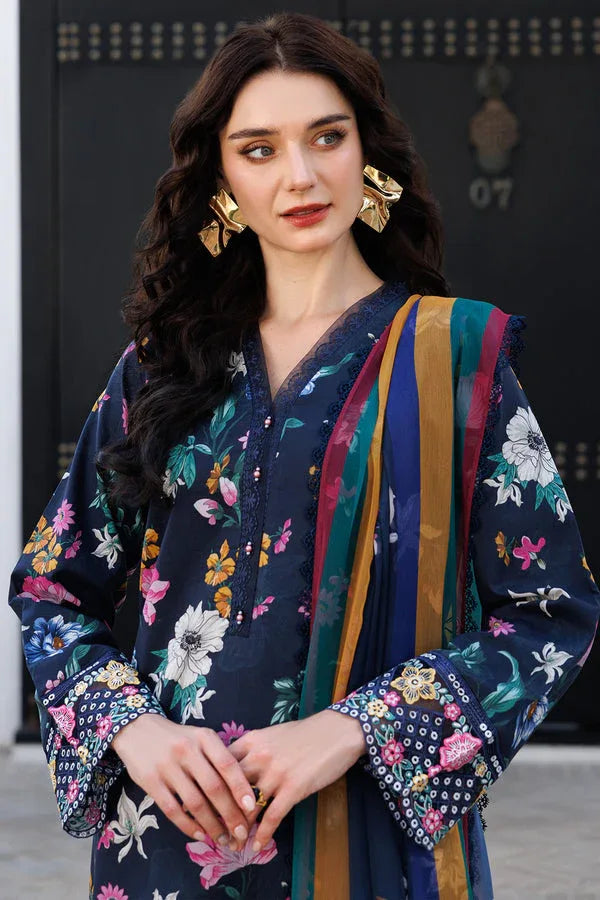 Farasha | Printed Essentials | Floral Stardust - Aqsa Fabrics