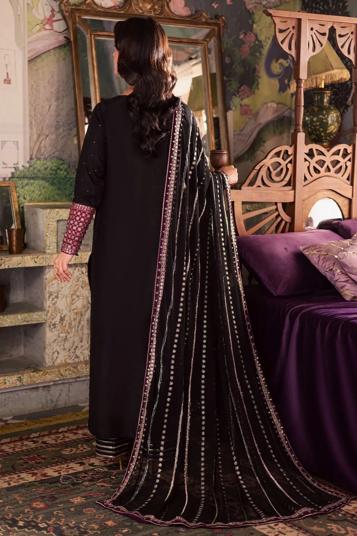 Nureh | Nur Mahal | NE-197 - Aqsa Fabrics