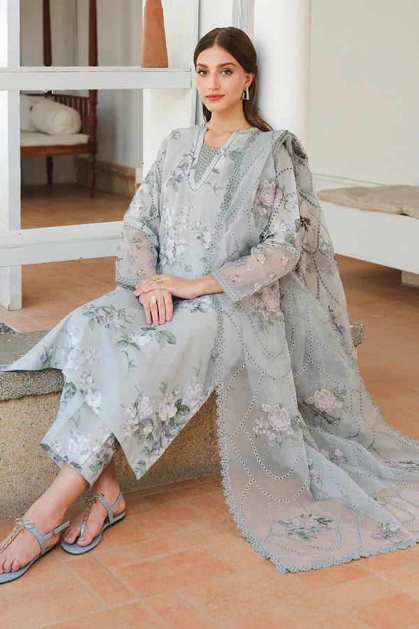 Baroque | Luxury Pret 24 | LAWN UF-651 - Aqsa Fabrics