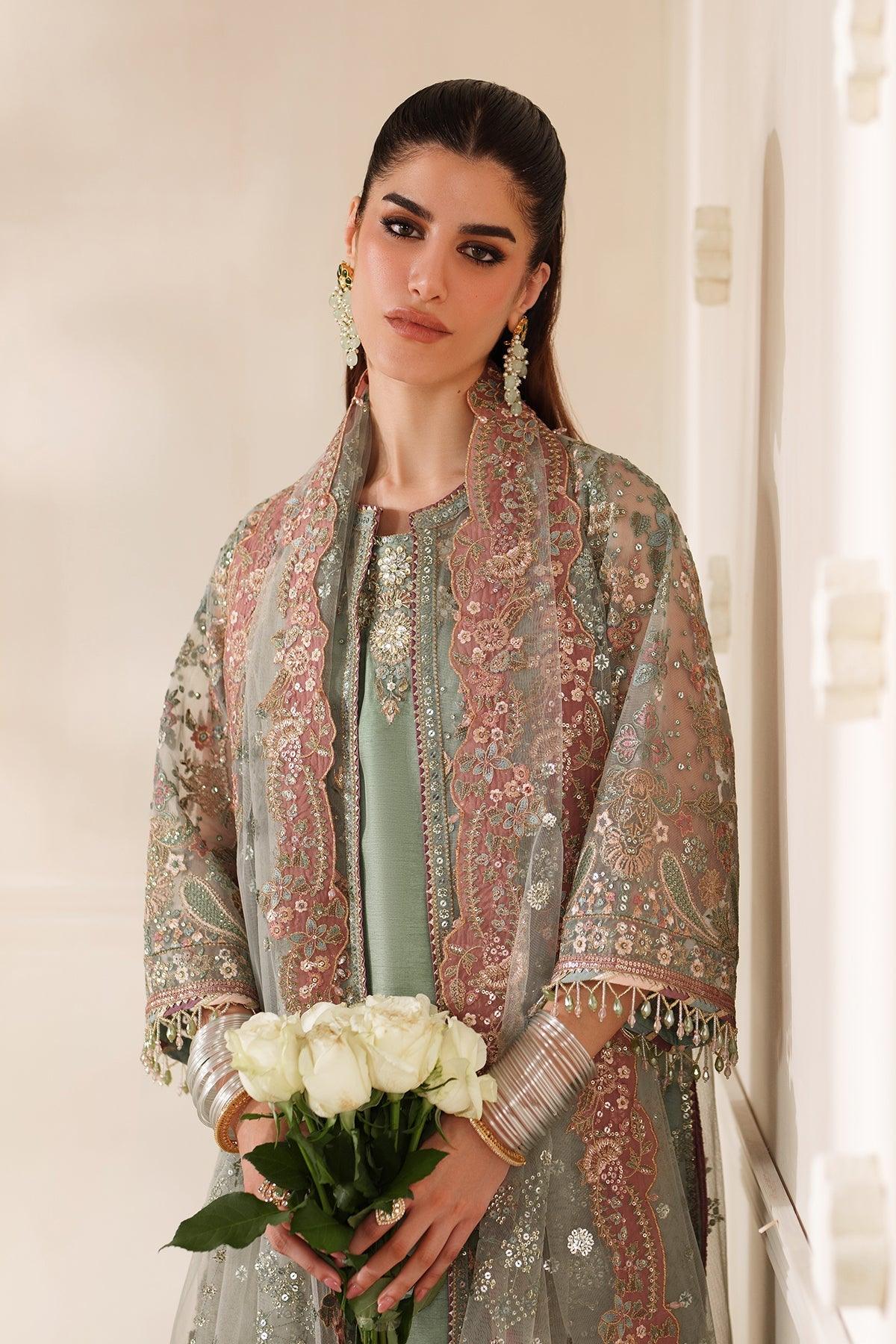 EMBROIDERED NET CH14-06 STITCHED