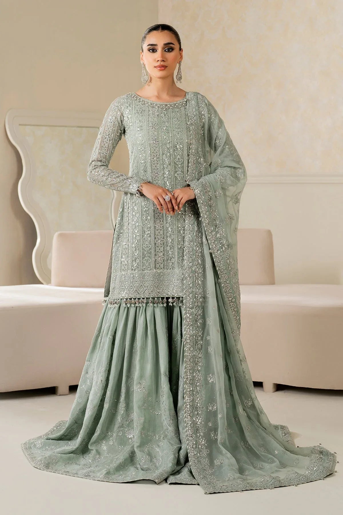 Baroque | Formal Collection | UF-4160 - Aqsa Fabrics