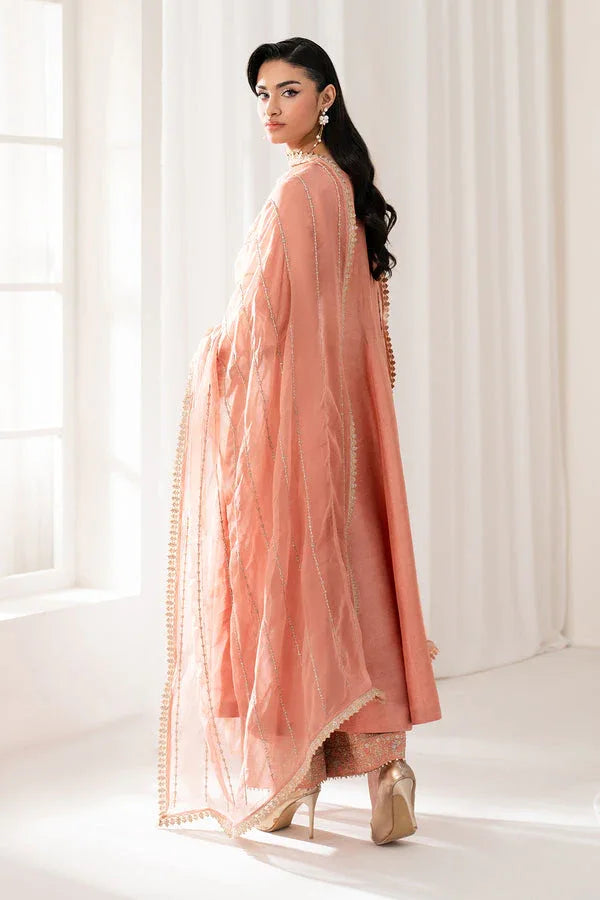 Baroque | Luxury Pret 25 | EMBROIDERED CHIFFON PR-1099 - Aqsa Fabrics