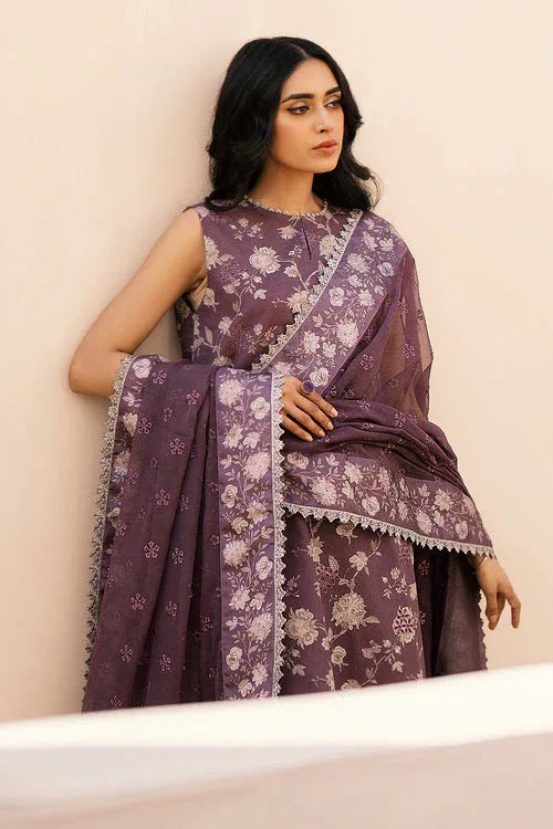Baroque | Luxury Pret 24 | LAWN UF-598 - Aqsa Fabrics