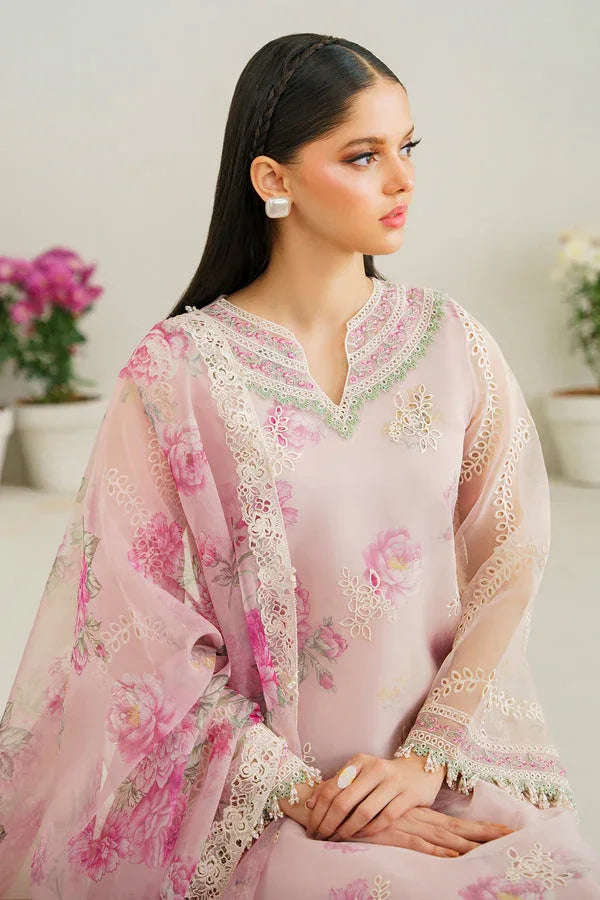 Baroque | Velvet Formals | ORGANZA UF-520 - Aqsa Fabrics
