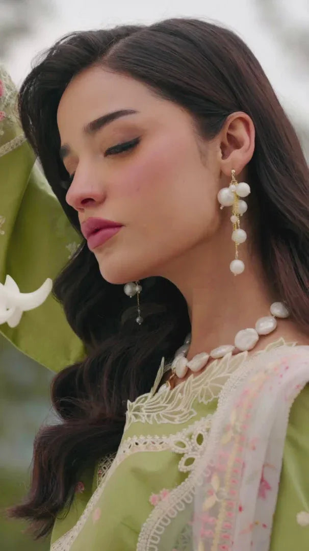 Qalamkar | Qlinekari Lawn | DC-01 Lovisa - Aqsa Fabrics