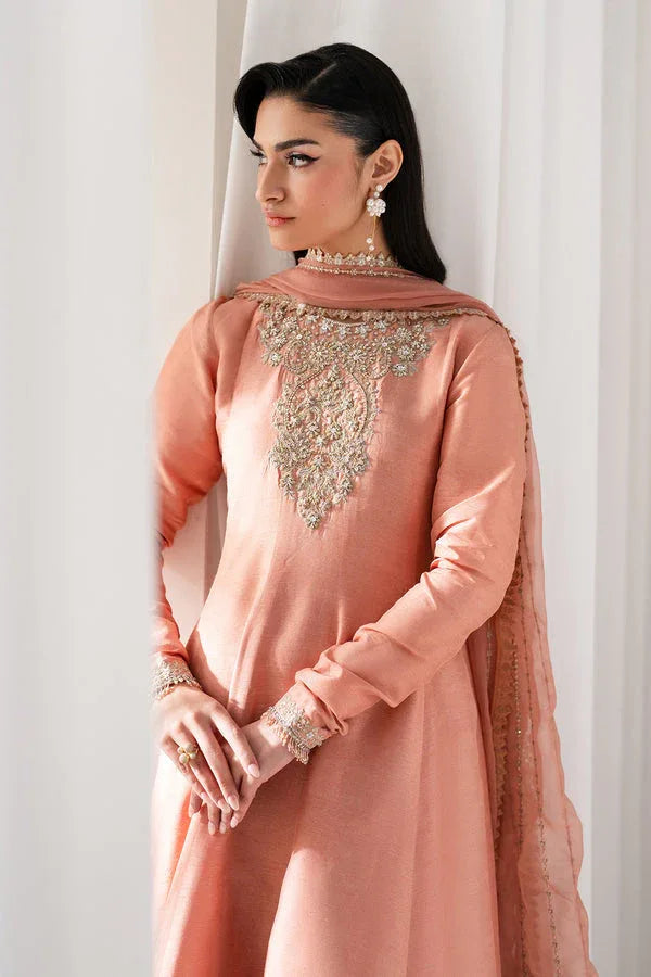 Baroque | Luxury Pret 25 | EMBROIDERED CHIFFON PR-1099 - Aqsa Fabrics