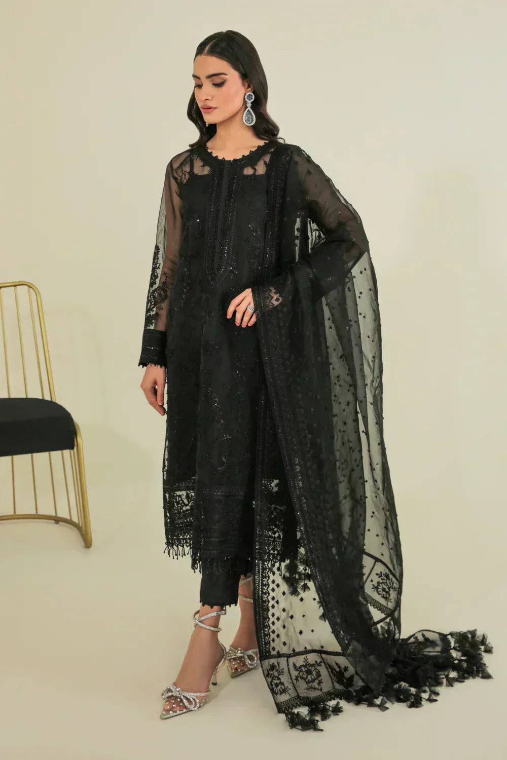Baroque | Formals Collection | UF-235 - Aqsa Fabrics