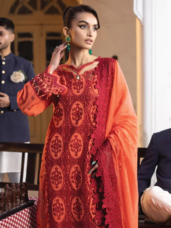 Faiza Faisal | Maya Luxury Lawn | Paula - Aqsa Fabrics