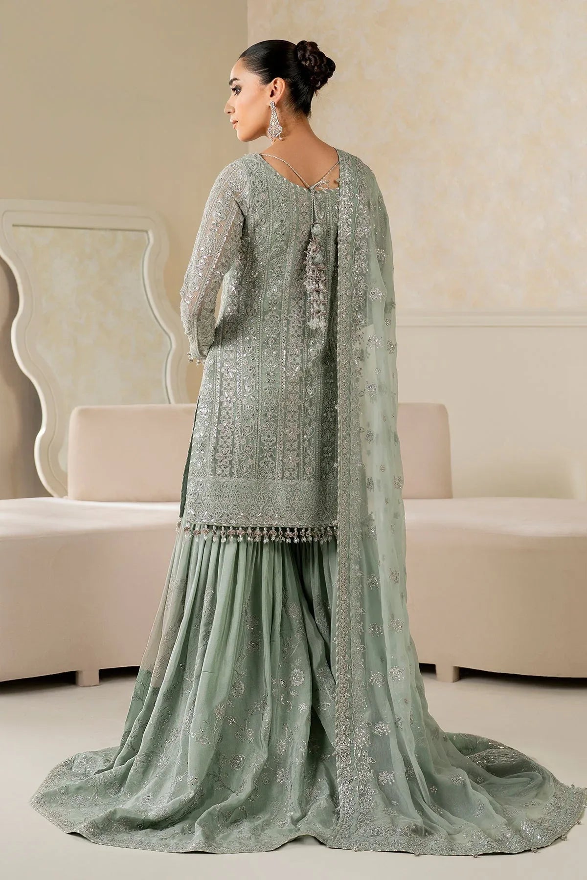 Baroque | Formal Collection | UF-4160 - Aqsa Fabrics