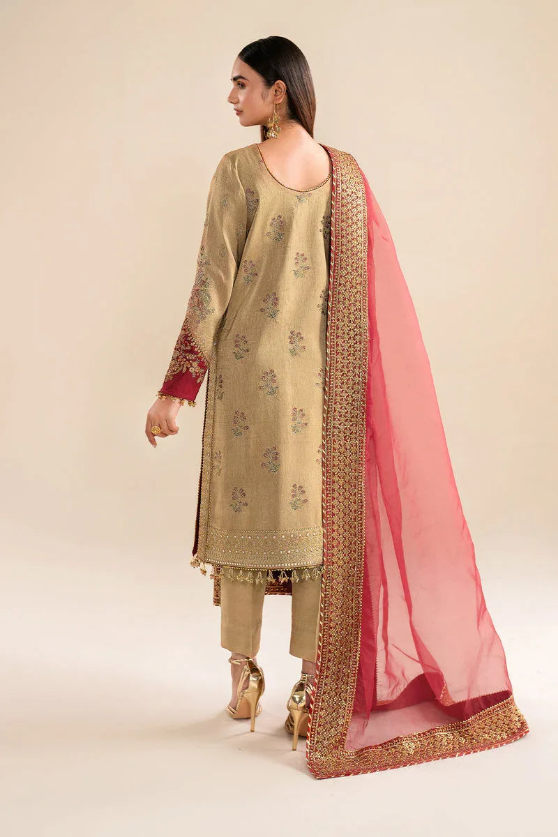 Baroque | Formal Collection | SILK UF-619 - Aqsa Fabrics