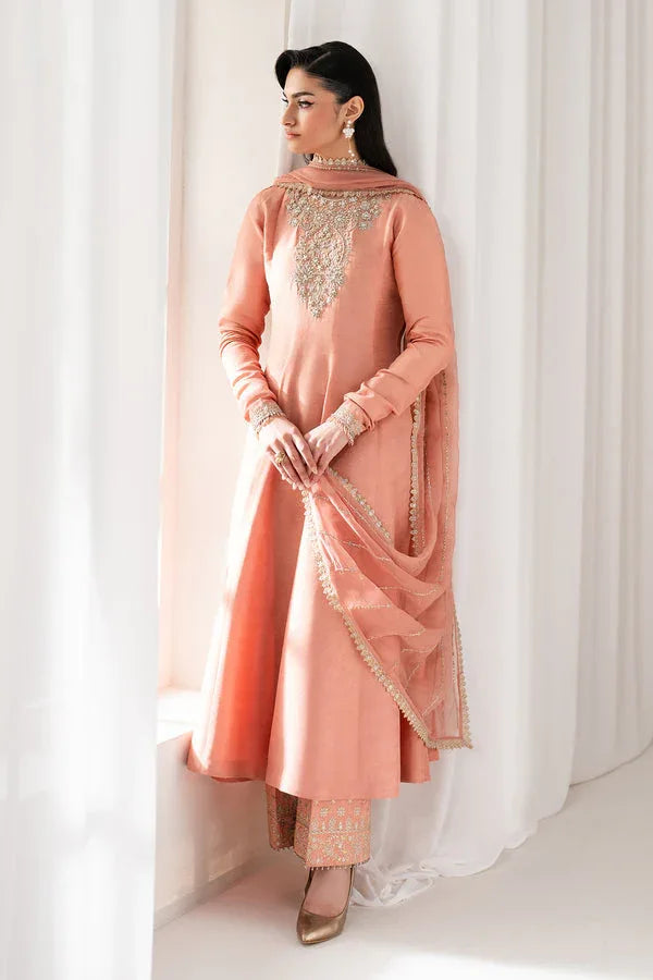 Baroque | Luxury Pret 25 | EMBROIDERED CHIFFON PR-1099 - Aqsa Fabrics