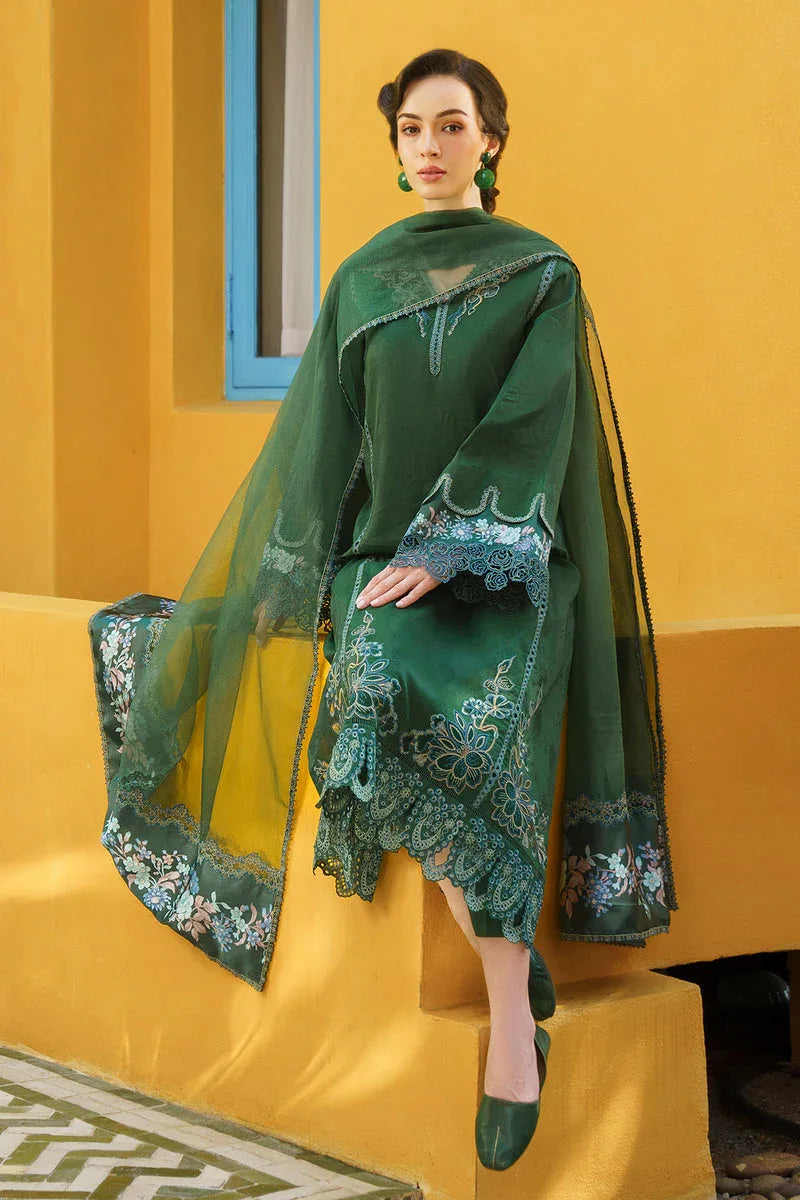 Baroque | Luxury Pret 24 | JACQUARD LAWN UF-572 - Aqsa Fabrics
