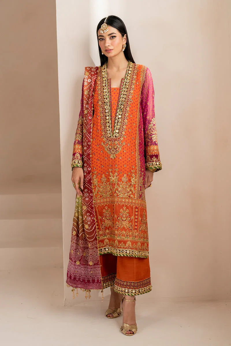 Baroque | Formal Collection | CHIFFON UF-706 - Aqsa Fabrics