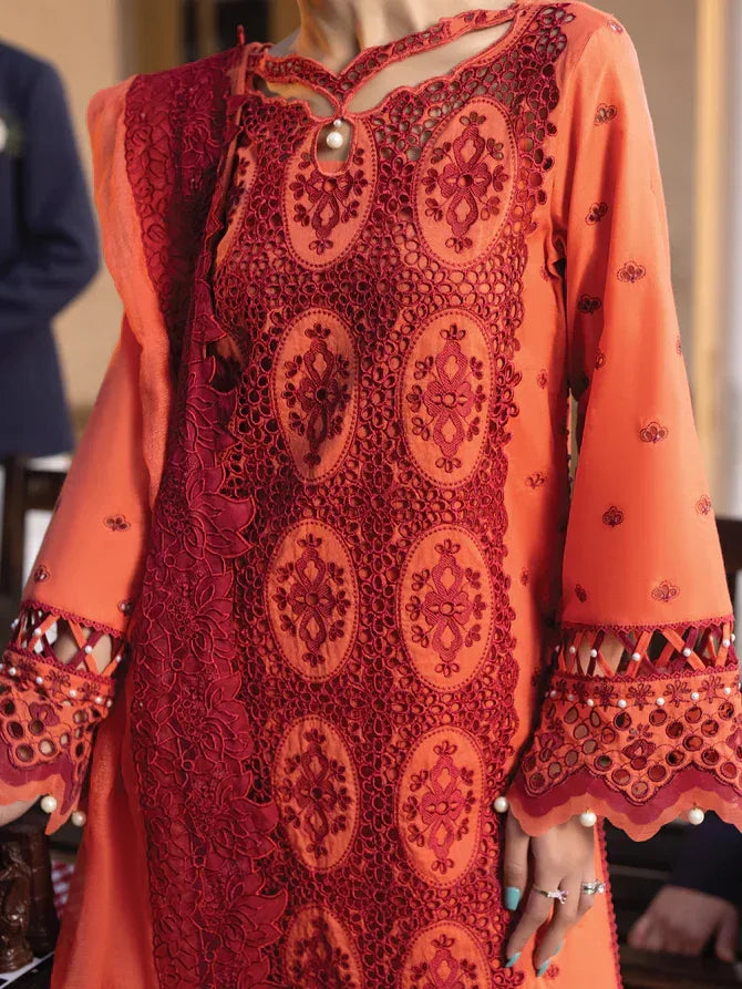 Faiza Faisal | Maya Luxury Lawn | Paula - Aqsa Fabrics
