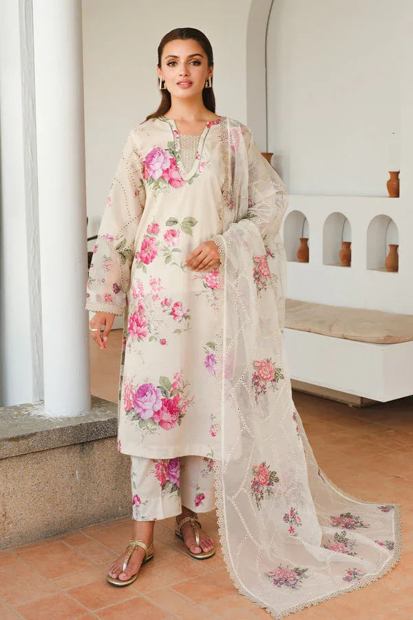 Baroque | Luxury Pret 24 | LAWN UF-652 - Aqsa Fabrics