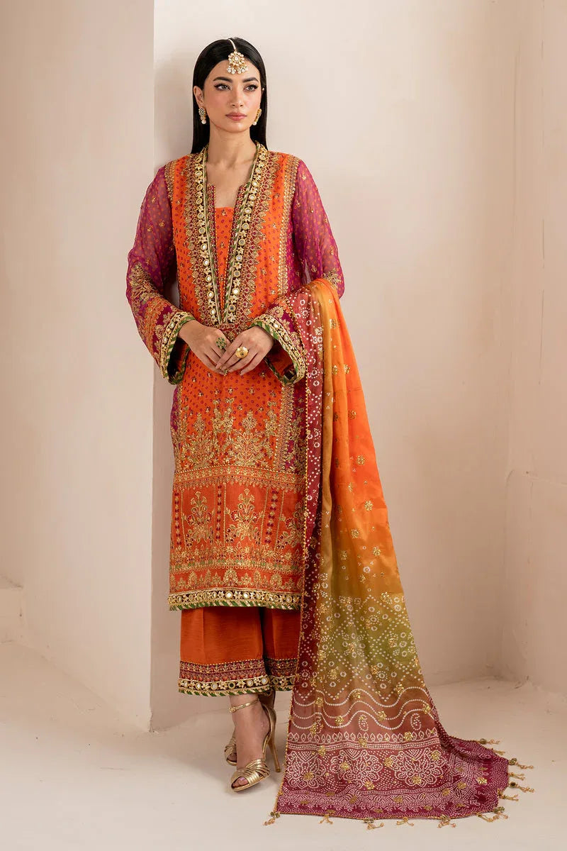 Baroque | Formal Collection | CHIFFON UF-706 - Aqsa Fabrics