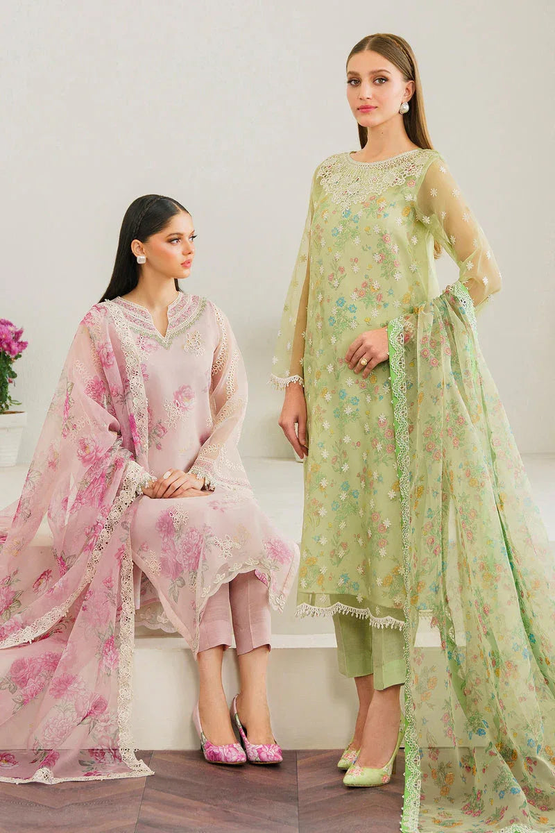 Baroque | Formal Collection | ORGANZA UF-521 - Aqsa Fabrics