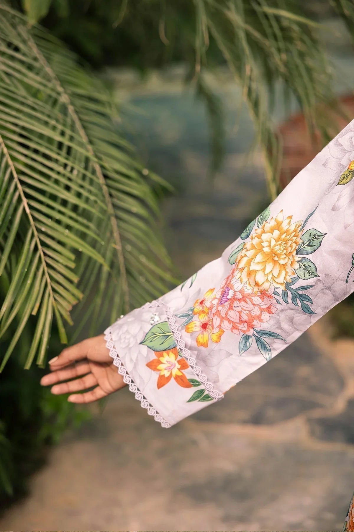 Alizeh | Sheen Lawn Prints 24 | FIONA - Aqsa Fabrics
