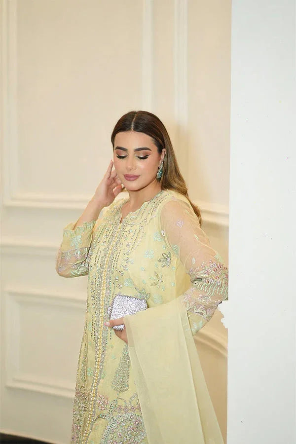 Maryum N Maria | Amani Formals | AURY - MW40117 - Aqsa Fabrics