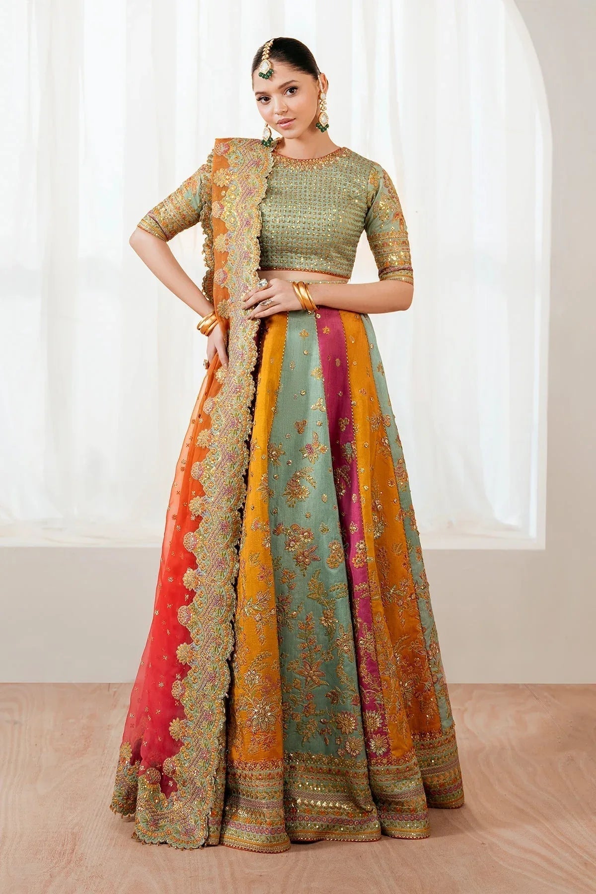 Baroque | Formal Collection | UF-4036 - Aqsa Fabrics
