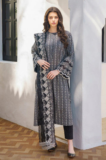 Baroque | Luxury Pret 24 | LAWN UF-573 - Aqsa Fabrics