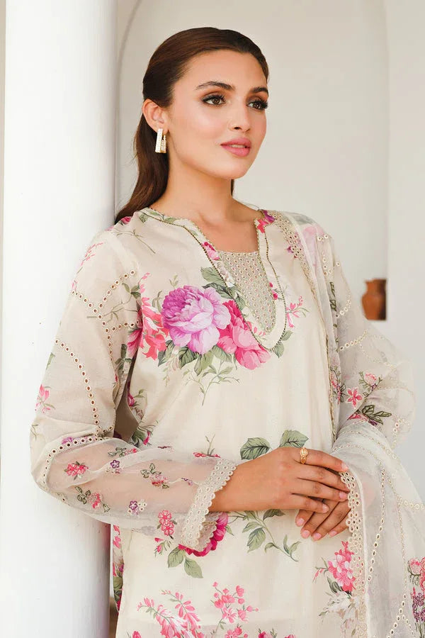 Baroque | Luxury Pret 24 | LAWN UF-652 - Aqsa Fabrics