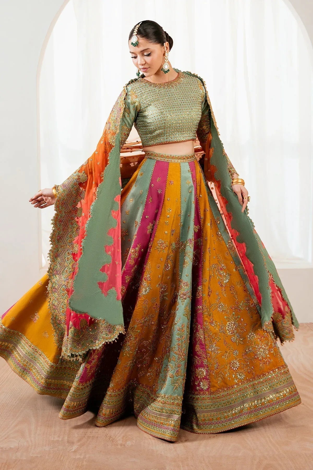 Baroque | Formal Collection | UF-4036 - Aqsa Fabrics