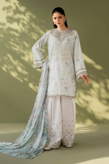 Baroque | Eid Printique | EMBROIDERED PRINTED LAWN UF-4170 - Aqsa Fabrics