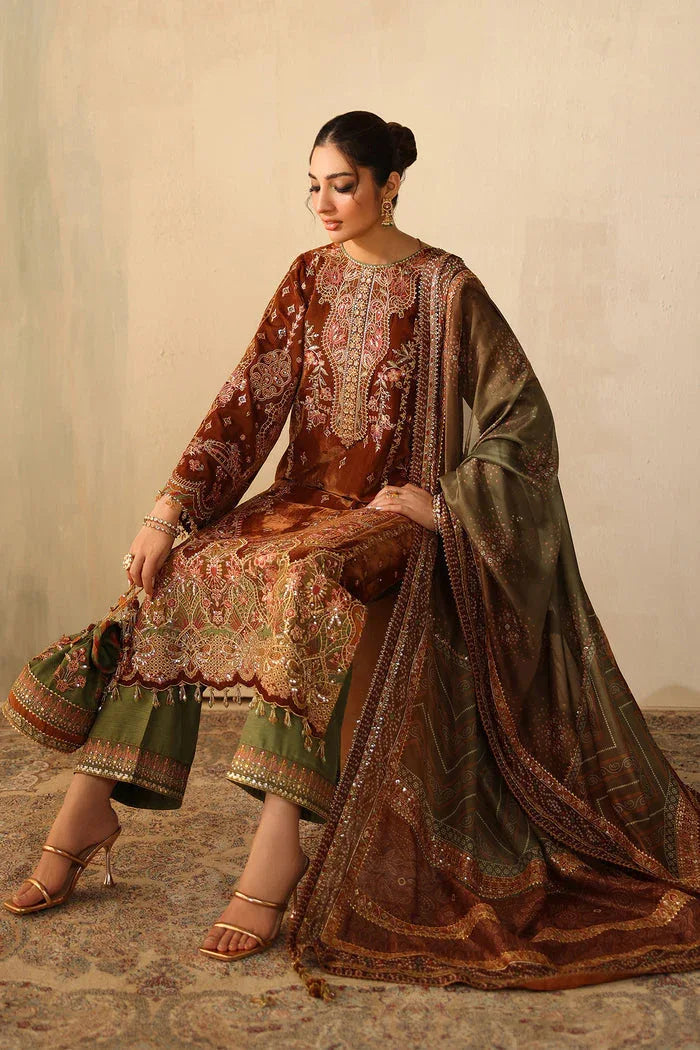 Baroque | Velvet 25 | UF-4317 - Aqsa Fabrics
