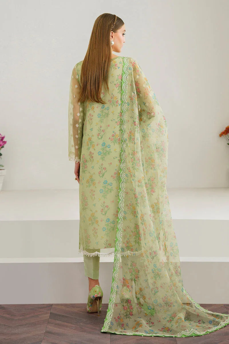Baroque | Formal Collection | ORGANZA UF-521 - Aqsa Fabrics