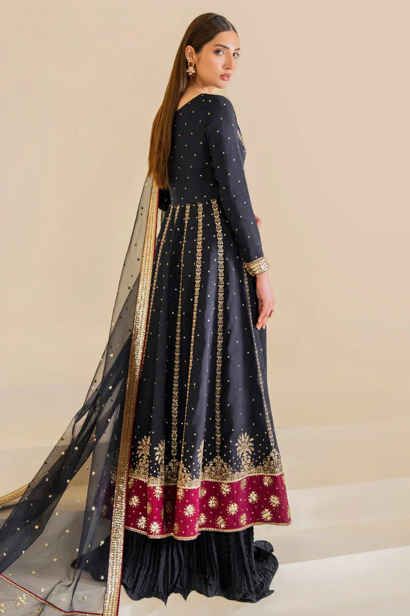 Jazmin | Formals Collection | Raw Silk UR-7019 - Aqsa Fabrics