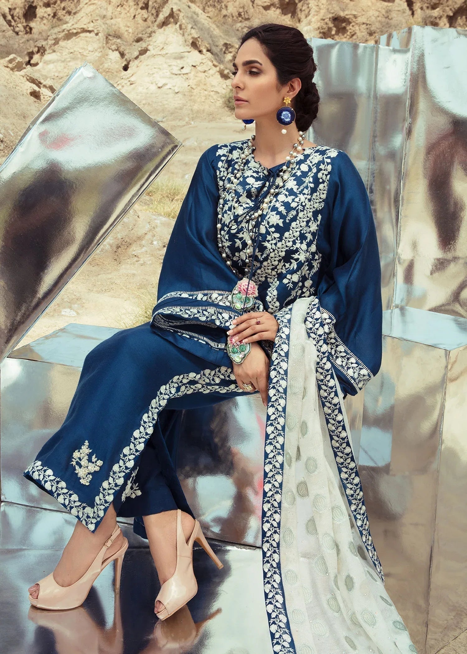 Saira Shakira | Luxury Pret | Prussia - Aqsa Fabrics