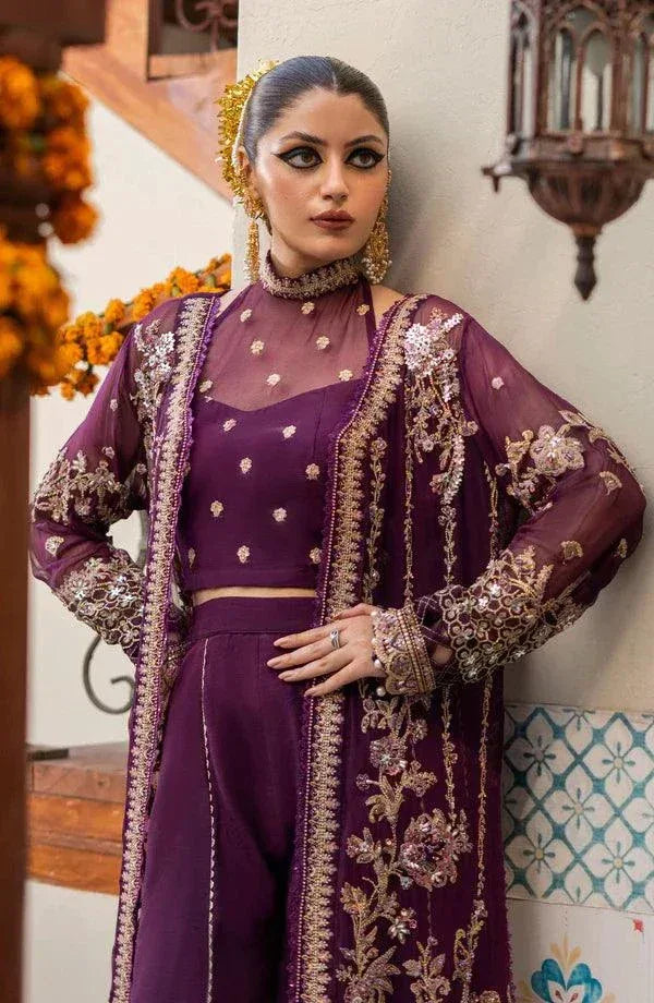 Eleshia | Zarin Wedding Formals 23 | Medea - Aqsa Fabrics