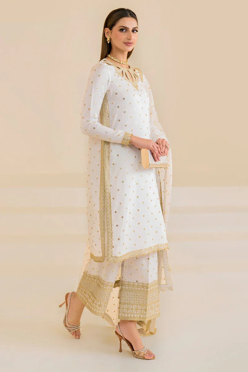 Jazmin | Formals Collection | Raw Silk UR-7020 - Aqsa Fabrics
