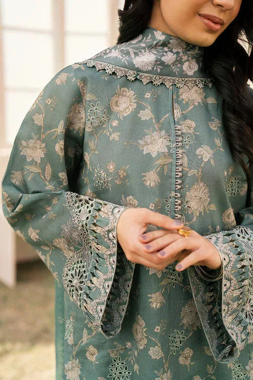 Baroque | Luxury Pret 24 | LAWN UF-599 - Aqsa Fabrics