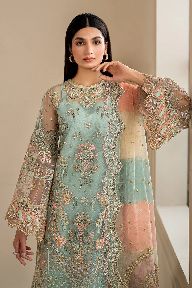 Baroque | Formal Collection | NET UF-620 - Aqsa Fabrics