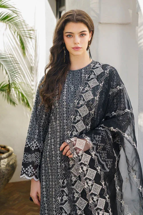 Baroque | Luxury Pret 24 | LAWN UF-573 - Aqsa Fabrics