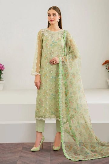 Baroque | Formal Collection | ORGANZA UF-521 - Aqsa Fabrics
